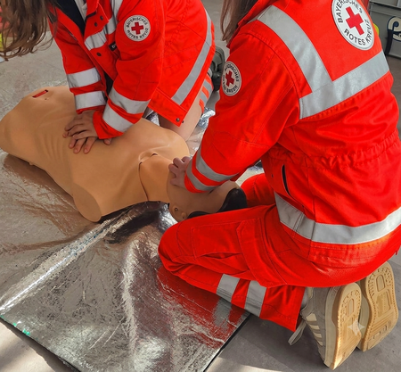 Training der Wiederbelebung