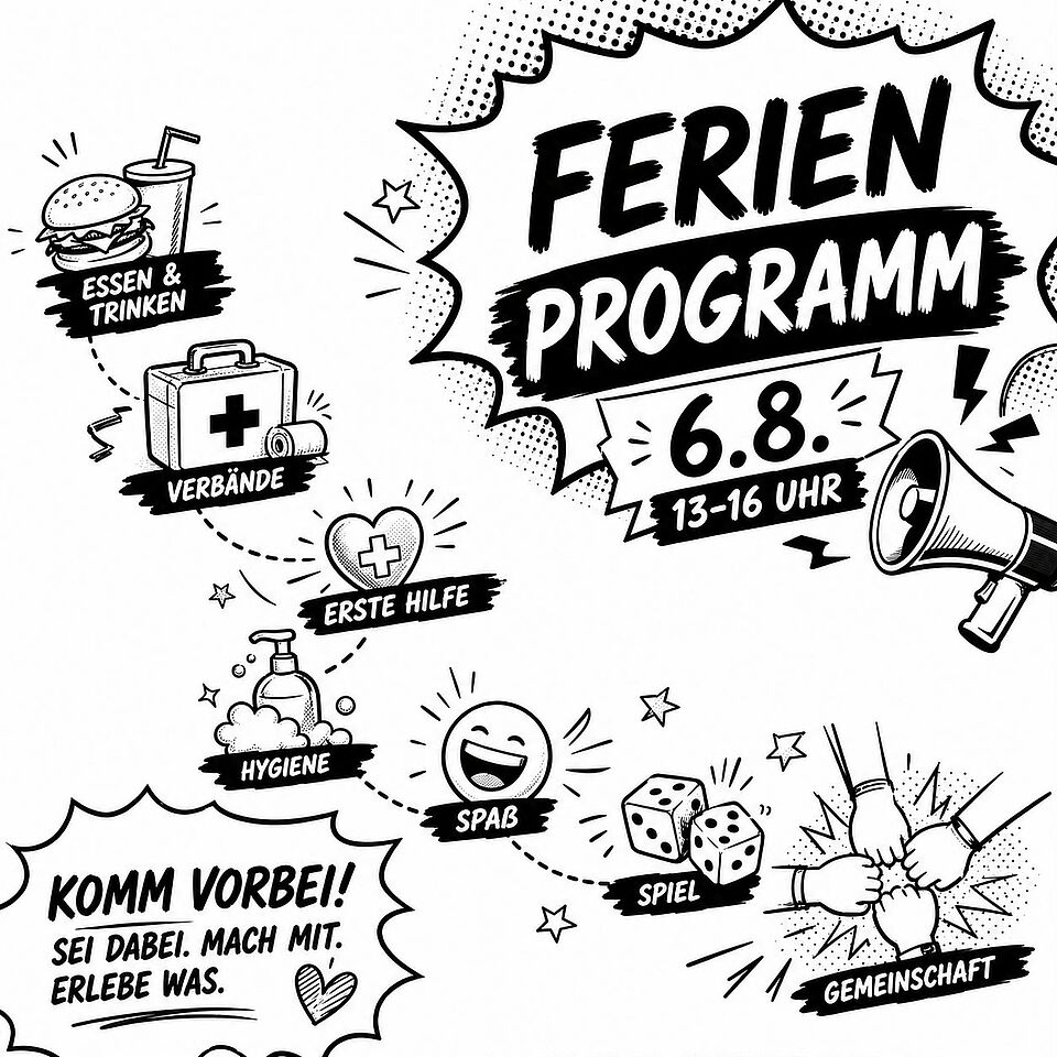 Ferienprogramm Ankündigung